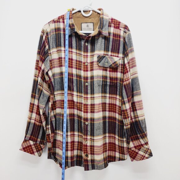 Legendary Whitetails shirt long sleeve Button-Up Medium Plaid Flannel - Picture 3 of 11